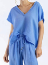 Sundays Jay Top In Hydrangea In Blue