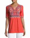 Johnny Was Mina Boho Tunic In Hto In Multi