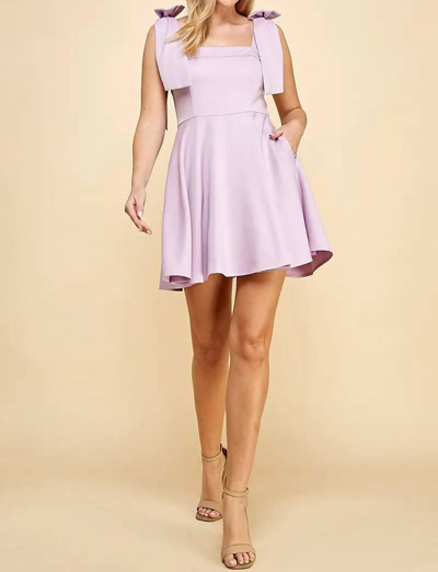 Tcec Penelope A-line Dress In Lavender In Purple