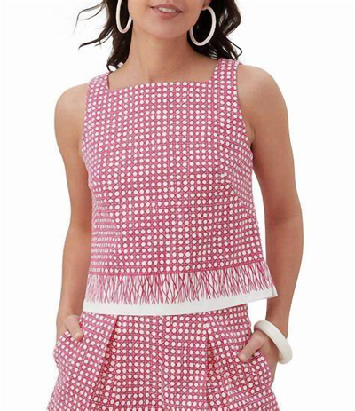 Trina Turk Women's Venya Printed Top In Passion Pink