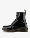 DR. MARTENS' 1460 W BLACK LAMPER IN BLACK PATENT