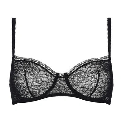 Eres Sourire Balconette Bra In Noir