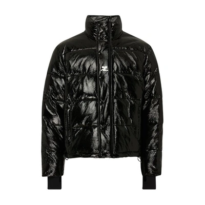 COURRÈGES VINYL PUFFER JACKET