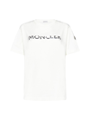 Moncler T-shirt In Avorio
