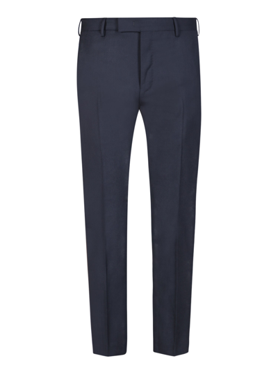 Pt01 Tailored Cut Blue Trousers