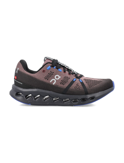 On Running Cloudsurfer Sneakers In Black/cobalt