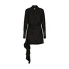 Gauge81 Minikleid Aus Seide Mit Print In Black