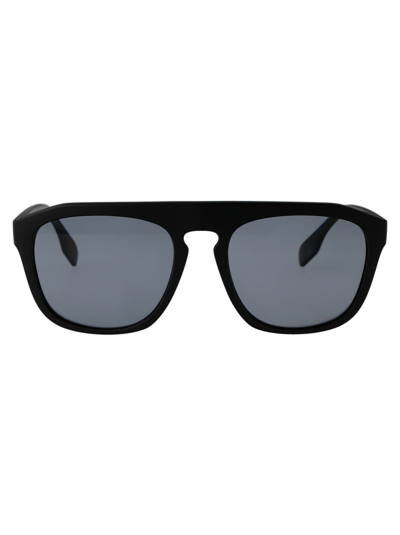 Burberry Eyewear Wren Pilot-frame Sunglasses In Schwarz