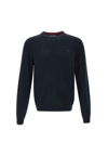 Sun 68 Round Solid Wool And Viscose Blend Pullover