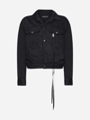 Ann Demeulemeester Marthe 5-pockets High Comfort Blouson Denim In Black