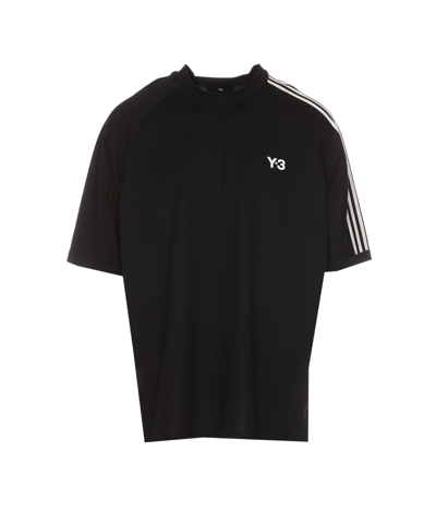Y-3 Logo T-shirt In Black