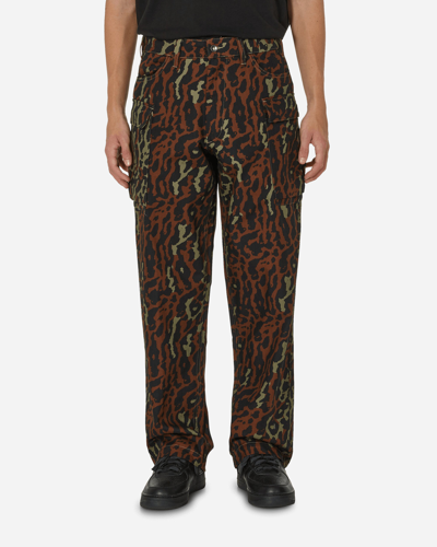 Nike All-over Print Cargo Trousers Medium Olive / Black In Multicolor