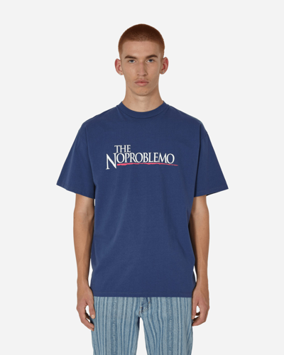 Aries The No Problemo T-shirt Navy In Blue