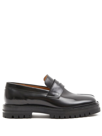 Maison Margiela Tabi County Loafer Shoes In Black