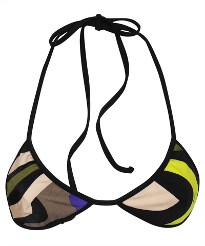Emilio Pucci Lycra Swimsuit In Green