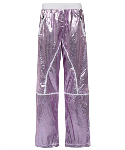 Tom Ford Laminated Technical Nylon Track Pants In Pink