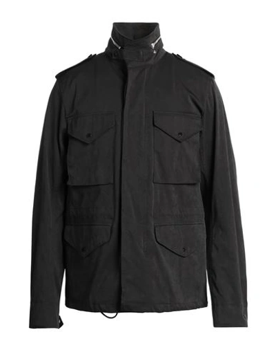 Ten C Man Jacket Black Size 42 Polyester, Polyamide