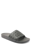 BRUNO MAGLI MAGNUS LEATHER SLIDE SANDAL