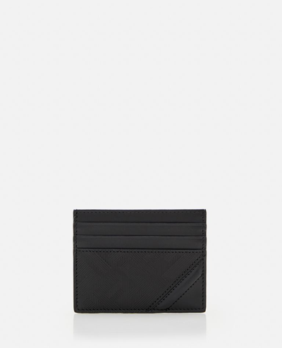 Fendi Diagonal  Cardholder In Black