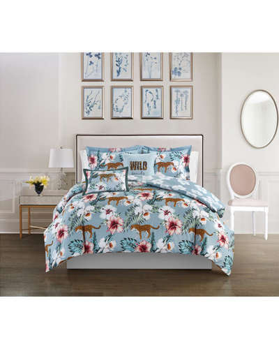 Chic Home Mairina 4pc Reversible Comforter Set In Blue