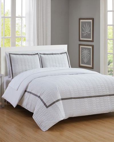 Chic Home Dawn Duvet Cover Set White