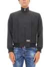 Dsquared2 Bomber Jacket In Black