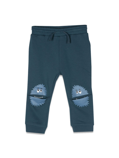 Stella Mccartney Babies' Graphic-print Drawstring Track Trousers In Blue