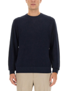 Theory Myhlo Slim Fit Pullover Sweatshirt In Blue