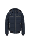 Moose Knuckles Boerum 800 Fill Power Down Bomber Jacket In Blue