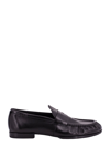 Tod's Gathered-effect Penny Slot Loafers In Black
