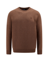 Polo Ralph Lauren Regular Fit Responsible Wool Sweater With Embroidered Logo In Brown