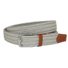 CROOKHORNDAVIS BOCA BRAIDED WAXED COTTON STRETCH BELT