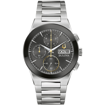 BULOVA MEN'S MILENNIA BLACK DIAL WATCH