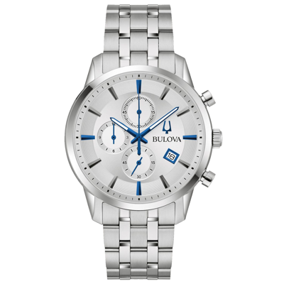 BULOVA MEN'S SUTTON SILVER DIAL WATCH