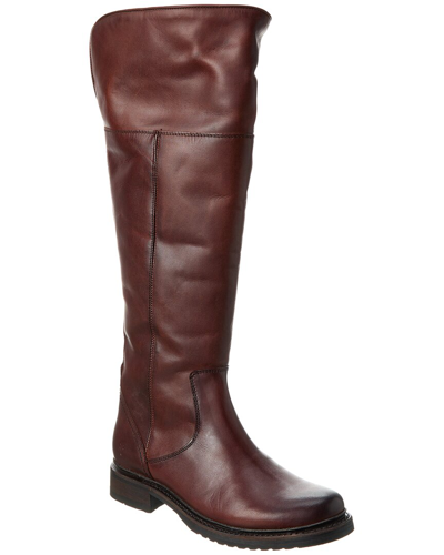 Frye Veronica Leather Boot In Brown