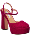 AQUAZZURA GROOVE PLATEAU 120 BOUCLE PLATFORM SANDAL