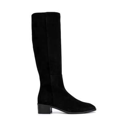 Aquatalia Halena Suede Tall Boots In Black