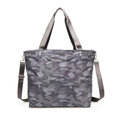 Baggallini Women's Large Carryall Tote Bag With Crossbody Strap In Grey