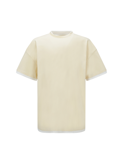 Jil Sander T-shirt In Yellow