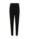 Prada Man Black Gabardine Pant In Nero