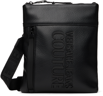 Versace Jeans Couture Black Grained Bag