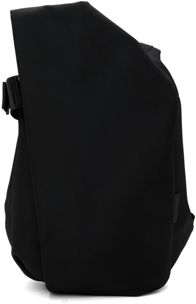 Côte And Ciel Black Medium Isar Backpack In Brown