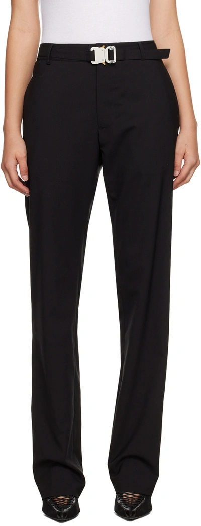 Alyx Black Buckle Trousers