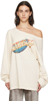 DOUBLET OFF-WHITE HALF LOOSE LONG SLEEVE T-SHIRT