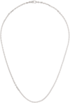 TOM WOOD SILVER ANKER CHAIN NECKLACE