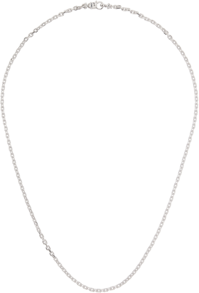 Tom Wood Silver Anker Chain Necklace