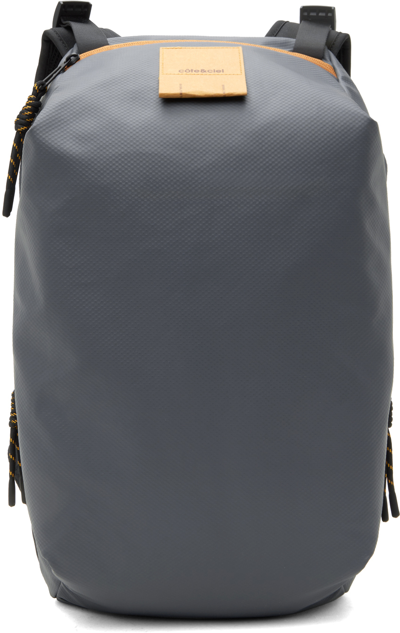 Côte And Ciel Gray Saru Backpack In Brown