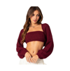 EDIKTED CORI TWO PIECE KNITTED BANDEAU TOP