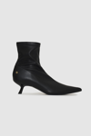 Anine Bing Hilda High-shine Ankle Boots In Black