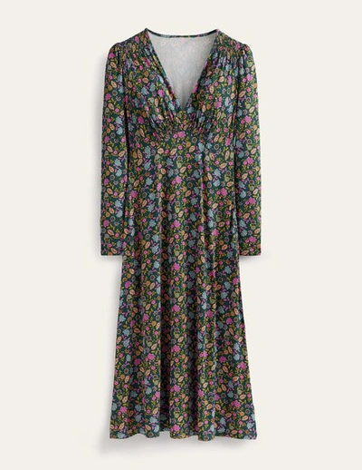 Boden Jersey Midi Tea Dress Chatsworth Green, Lotus Petal Women | ModeSens